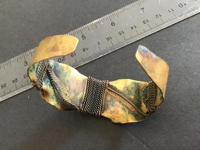 Vintage Cuff Mixed Metals