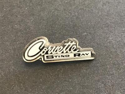 Vintage Corvette Sting Ray pin