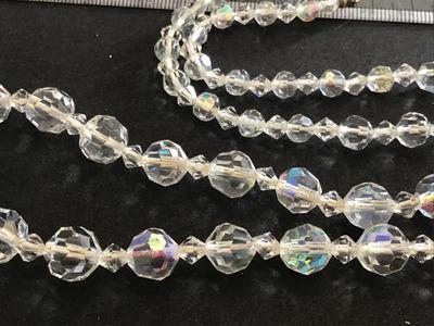 Vintage Necklace Glass / Crystal