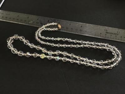 Vintage Necklace Glass / Crystal