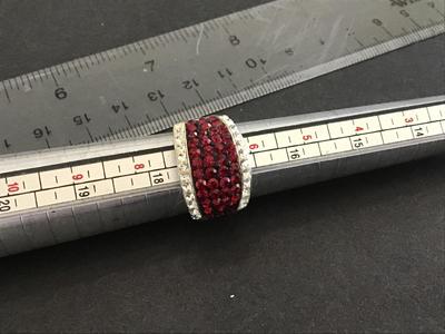 Ruby Red Tone Fashion Ring
