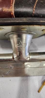 Vintage Brown Ice Skates
