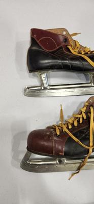 Vintage Brown Ice Skates