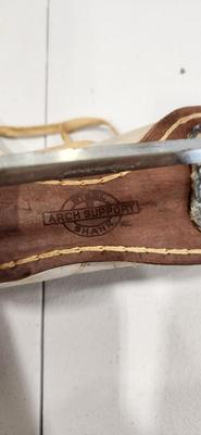 Vintage White Ice Skates