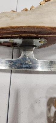 Vintage White Ice Skates