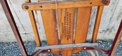 Vintage Flexible Flyer 44H Sled Airline Patrol