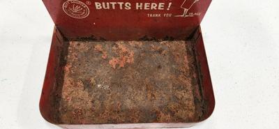 1950s-60s Vintage Butt Snuffer Ash Tray Wall Mounting