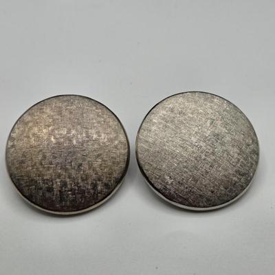 LOT 93: Multiple Pairs of Clip Earrings, Brooches, Silver-tone Chain with Winter Charms, and More