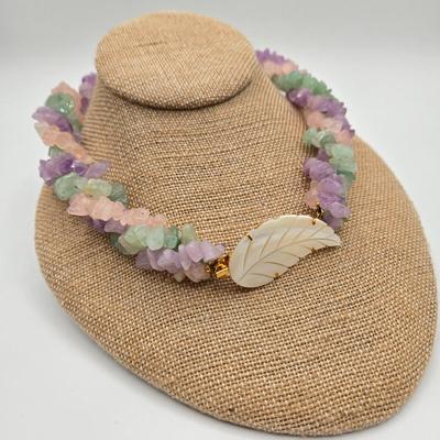 LOT 96: Multi-Colored Twisted Necklace