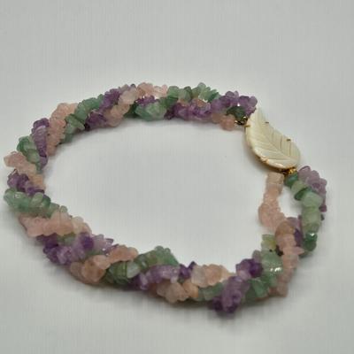 LOT 96: Multi-Colored Twisted Necklace