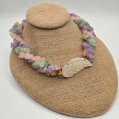 LOT 96: Multi-Colored Twisted Necklace