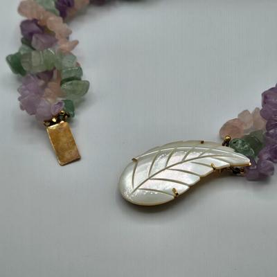 LOT 96: Multi-Colored Twisted Necklace