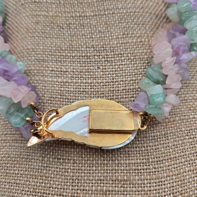 LOT 96: Multi-Colored Twisted Necklace
