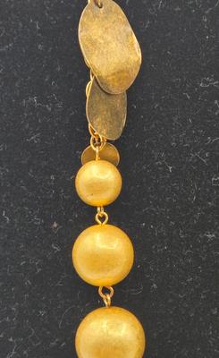 LOT 99: Multiple Gold-tone Necklaces and Chains and Pair of Earrings