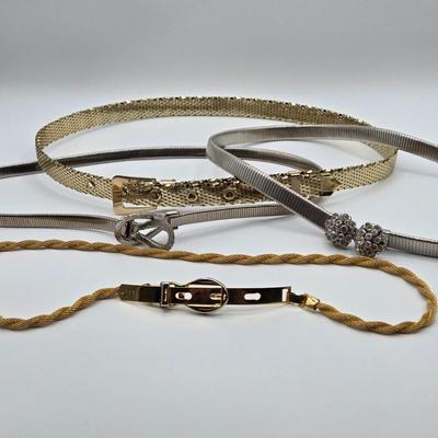 LOT 101: Vintage Metal Belts