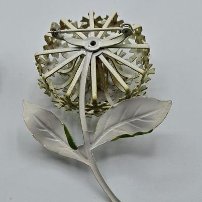 LOT 103: Vintage Bracelets with Matching Clip Earrings and Brooches with Matching Clip Earrings
