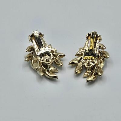 LOT 103: Vintage Bracelets with Matching Clip Earrings and Brooches with Matching Clip Earrings