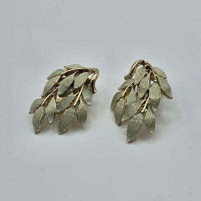 LOT 103: Vintage Bracelets with Matching Clip Earrings and Brooches with Matching Clip Earrings