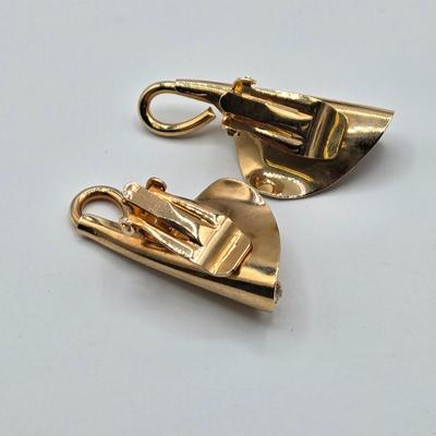 LOT 103: Vintage Bracelets with Matching Clip Earrings and Brooches with Matching Clip Earrings