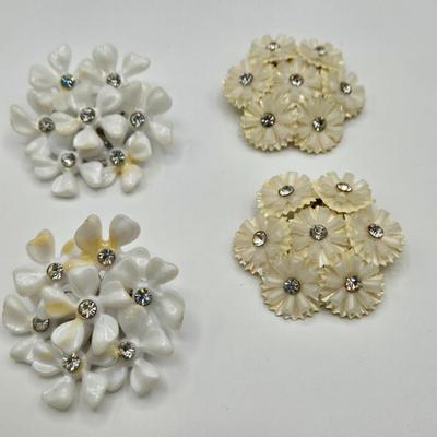LOT Variety of Vintage Jewelry Including Beaded Necklaces, Clip Earrings, and More