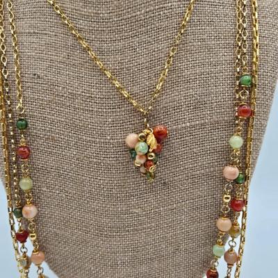 LOT 105: Multiple Vintage Necklaces