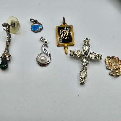 LOT 108: Multiple Necklaces, Chains, Charms, and More