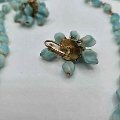 LOT 110: Multiple Necklaces with Matching Clip Earrings and More
