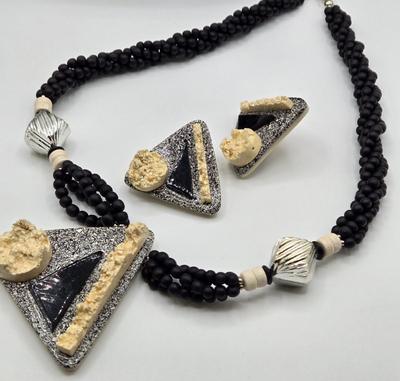 LOT 114: Vintage Jewelry Including Necklaces, Clip Earrings, and More