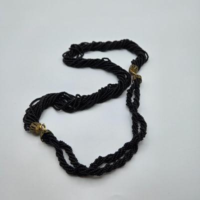 LOT 114: Vintage Jewelry Including Necklaces, Clip Earrings, and More