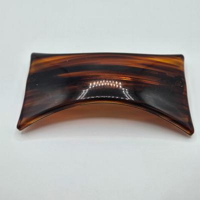 LOT 120: Fashionable Hair Combs, Barrett, Brooches with Matching Clip Earrings, and More