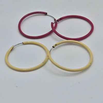 LOT 145: Multiple Pairs of Pierced Earrings