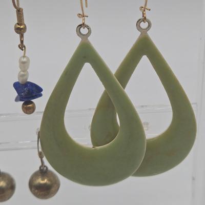 LOT 145: Multiple Pairs of Pierced Earrings