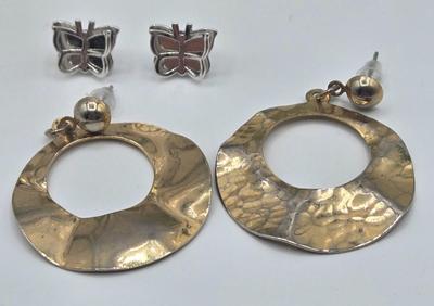 LOT 145: Multiple Pairs of Pierced Earrings