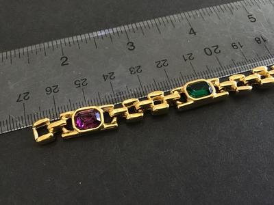 Glass Stone Tennis Bracelet