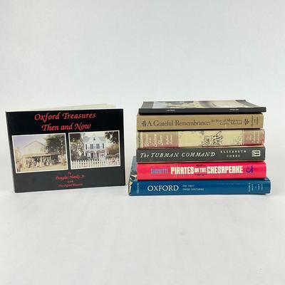 Sale Photo Thumbnail #1517: Two soft backs, 4 hard backs
"Just Saying" Signed By Bill Dial, Signed Hardback "Oxford The First Three Centuries" Norman Harrington signed.