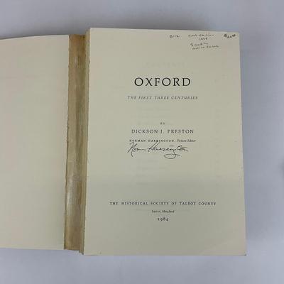 Sale Photo Thumbnail #1524: Signed by Bill Dial, Oxford The First Three Centuries Signed Norman Harrington & damaged cover is ripped/Falling off spine
