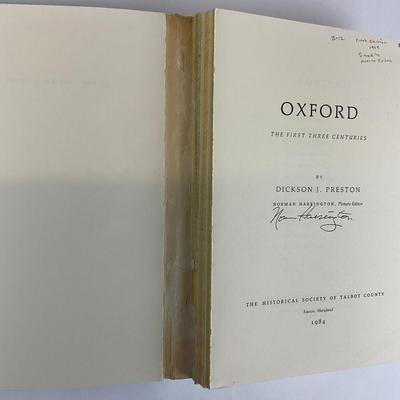 Sale Photo Thumbnail #1523: Signed by Bill Dial, Oxford The First Three Centuries Signed Norman Harrington & damaged cover is ripped/Falling off spine