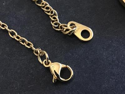 Gold Plated Vintage Cancer Necklace