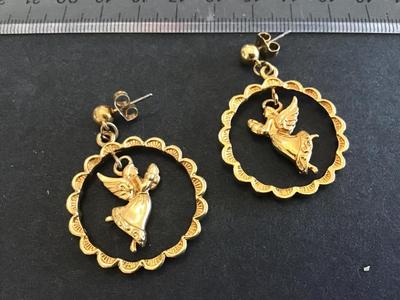 Vintage Angel Earrings