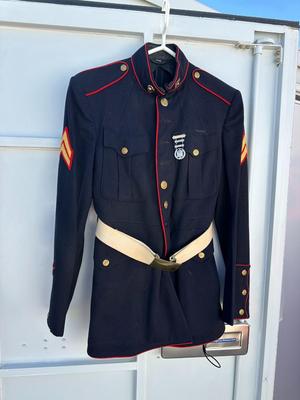 MARINE CORPS DRESS BLUE