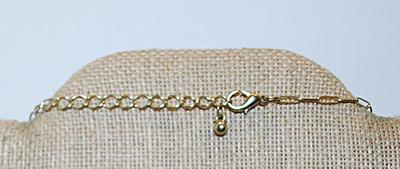 "Cat's Eye Marble" NECKLACE with Prism Stone Accents and Lobster Style Clasp 18" L