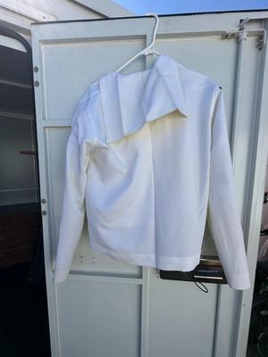 U.S. NAVY ENLISTED SERVICE DRESS WHITE JUMPER “CRACKERJACK”