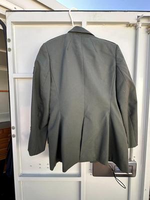 UNITED STATES ARMY SERVICE UNIFORM WITH BARS AMD PINS
