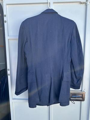 VINTAGE UNITED STATES AIR FORCE SERVICE DRESS UNIFORM COAT WITH RIBBON RACK