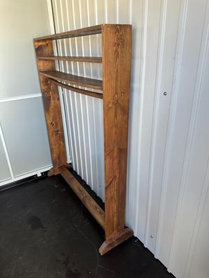 WOOD COAT RACK