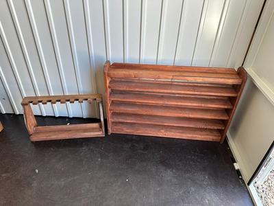 WOOD DISPLAY RACKS