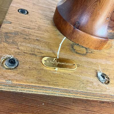Sale Photo Thumbnail #1610: This table has some scuffs and scratches on the top.
Measures 41.5 inches diameter by 28.25 inches high.
