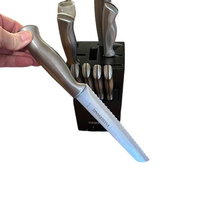 Sale Photo Thumbnail #1098: Farberware Knife Block with Knives (Not Full Set)