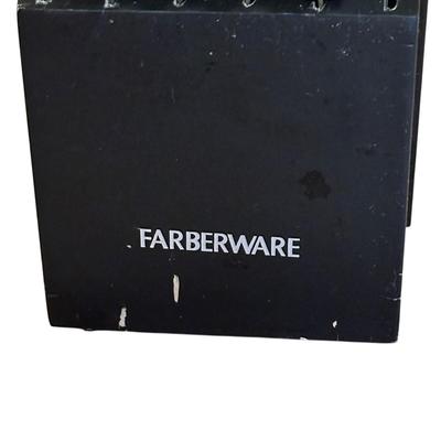 Sale Photo Thumbnail #1097: Farberware Knife Block with Knives (Not Full Set)