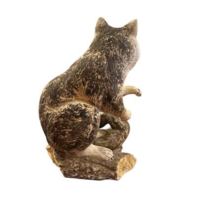 Sale Photo Thumbnail #1102: Lefton China Handpainted Raccoon Figure 5" Tall